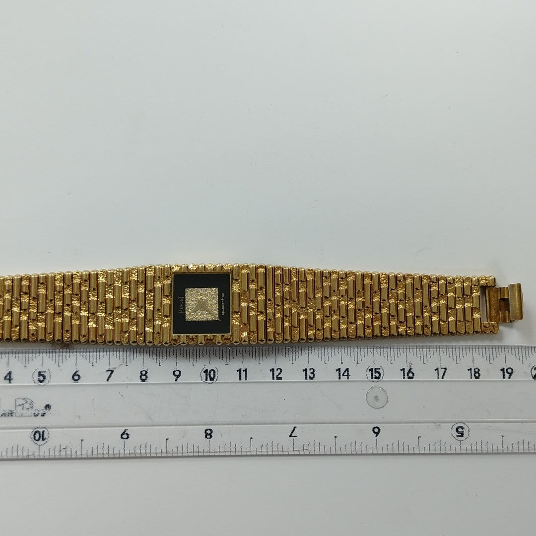 RELOJ CAJA Y PULSO ORO ORO 18 K 198.1 GRMS (SEMINUEVO)