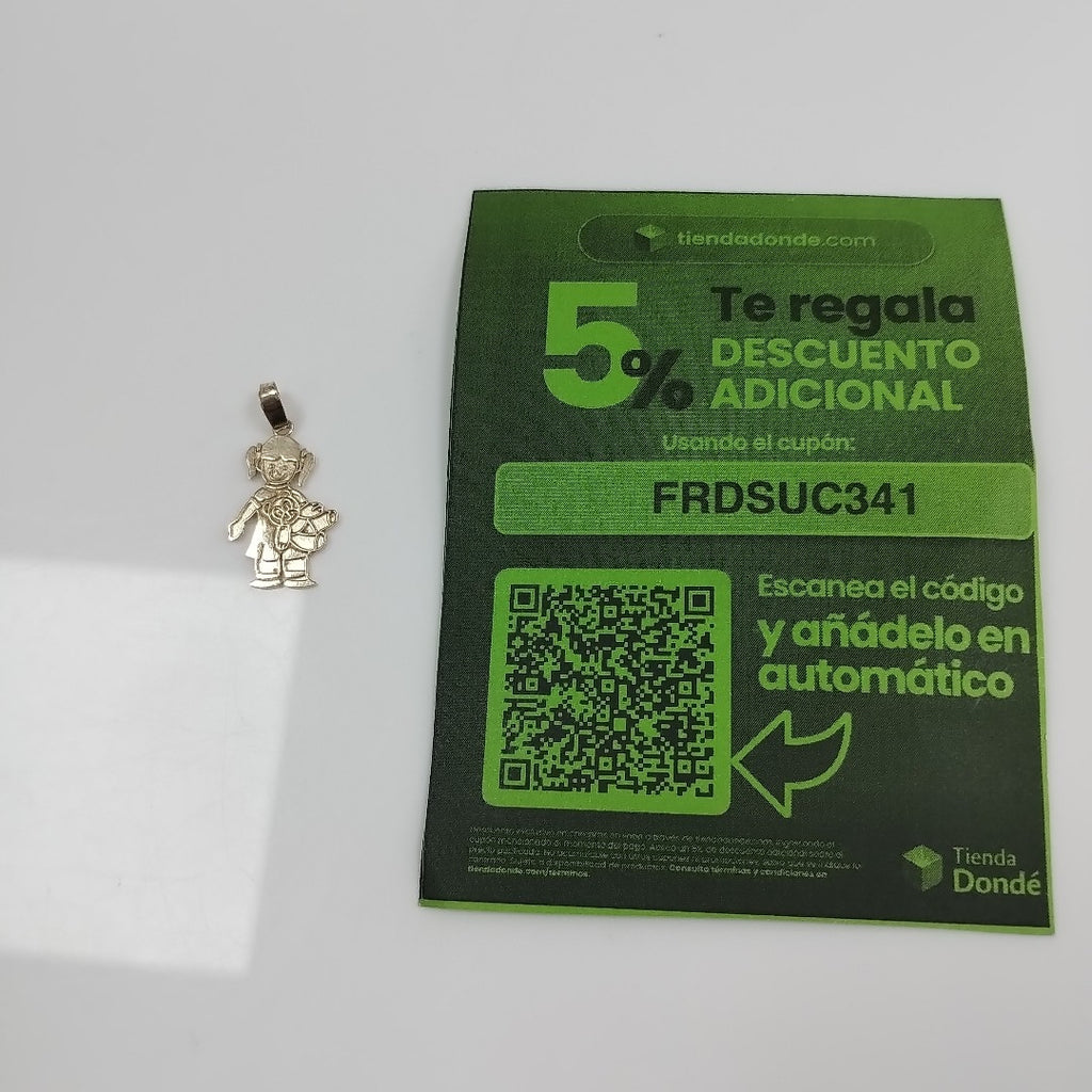 DIJE NIÑA 10K 1 GR (NUEVO)