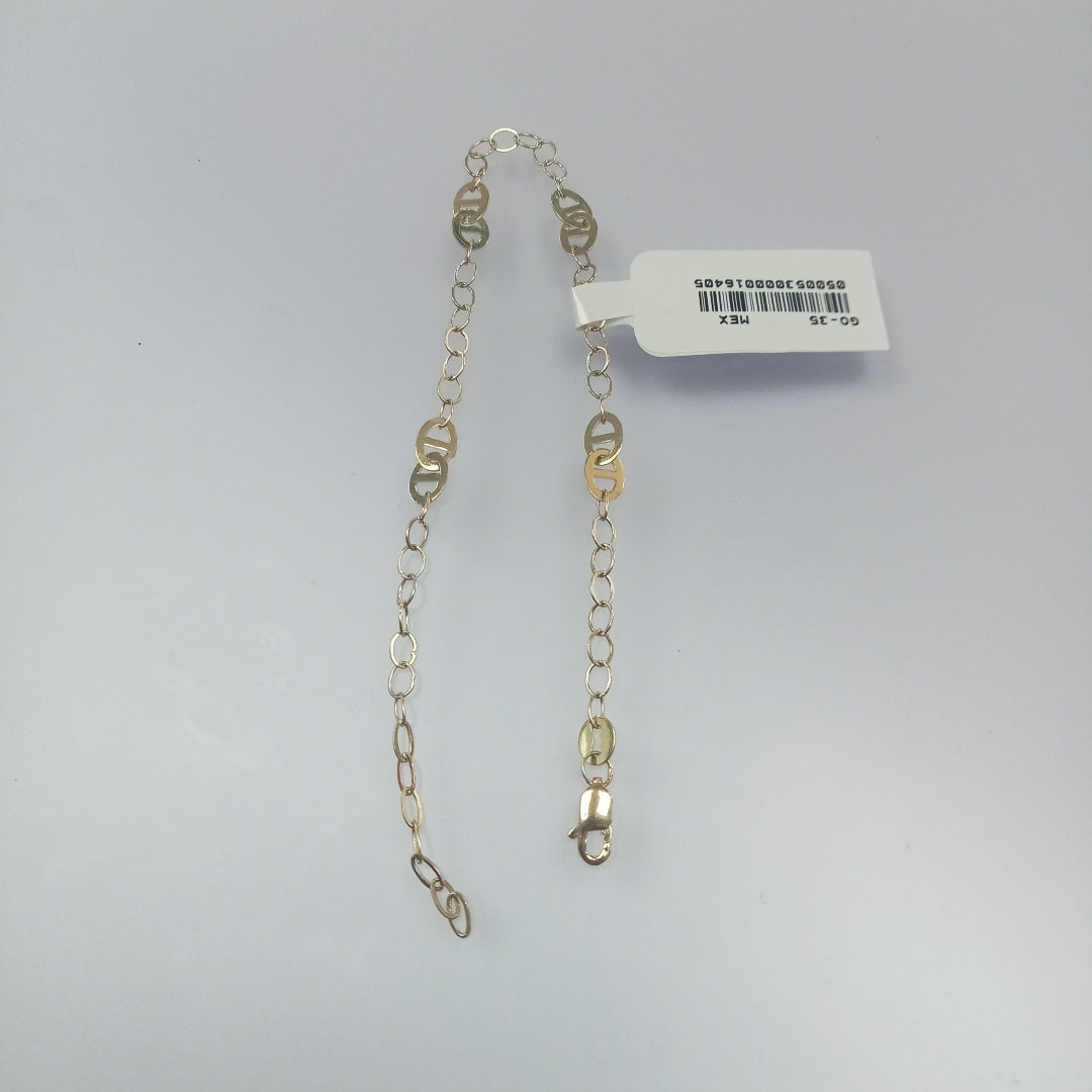 PULSERA ESPECIAL 14K 21 CM 1.8 GR (NUEVO)