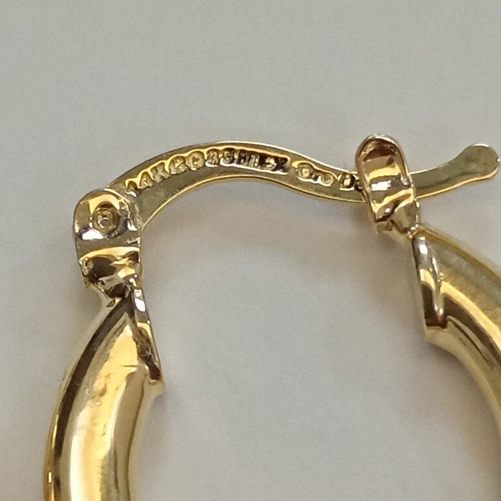 ARETES ARRACADAS 14K 1.6 GR (NUEVO)