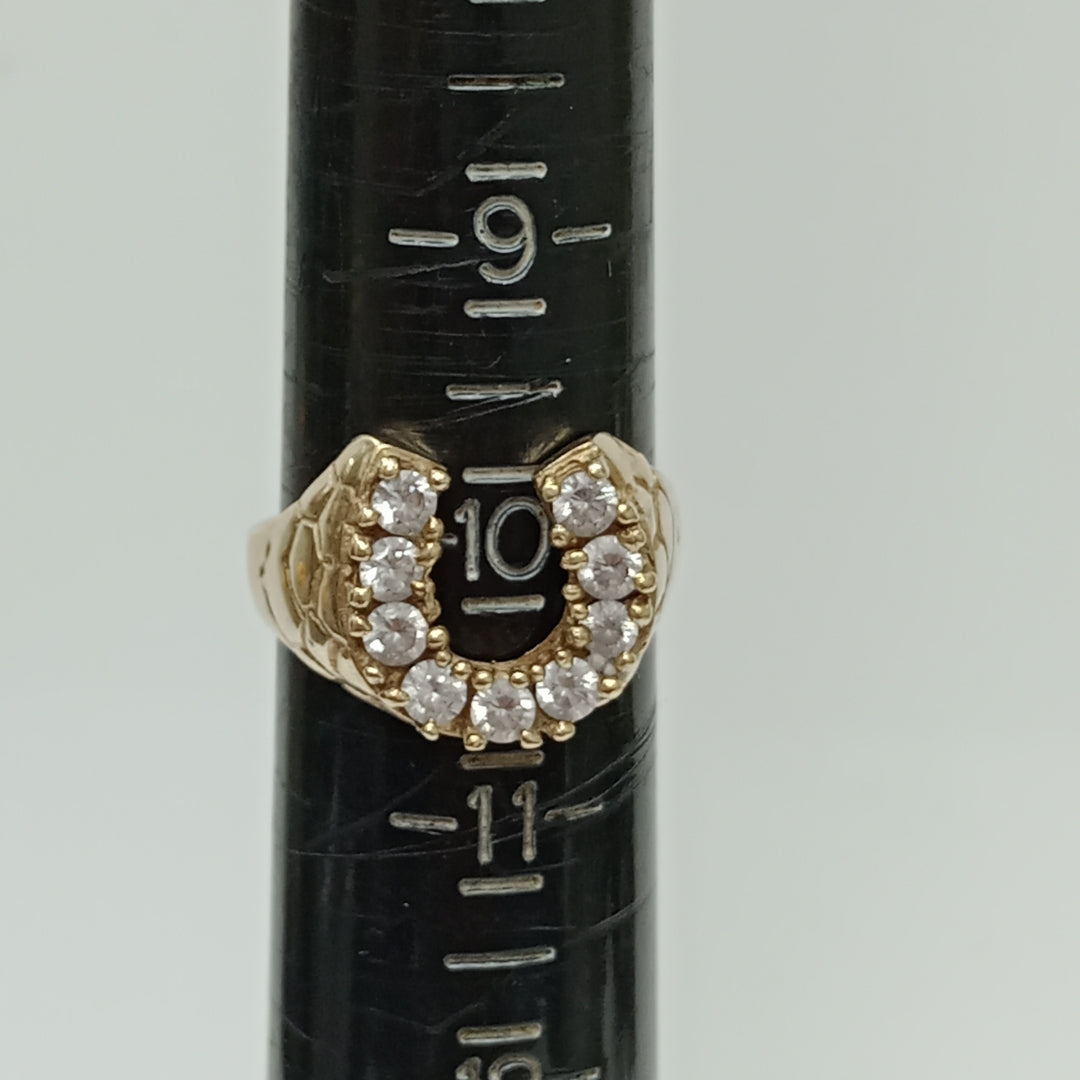 ANILLO ORO 10 K 6,60 GRMS (SEMINUEVO)