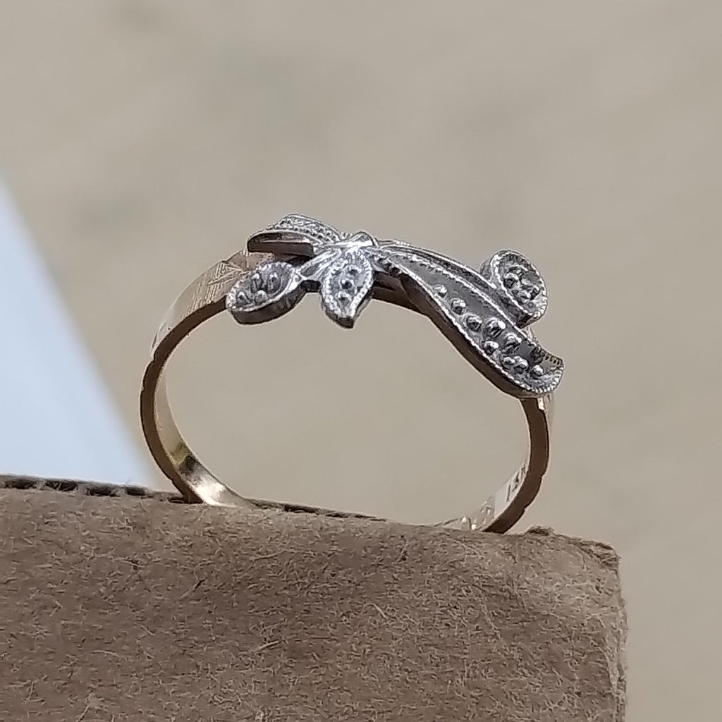 ANILLITO ORO,RODIADO 14 K 2,20 GRMS (SEMINUEVO)