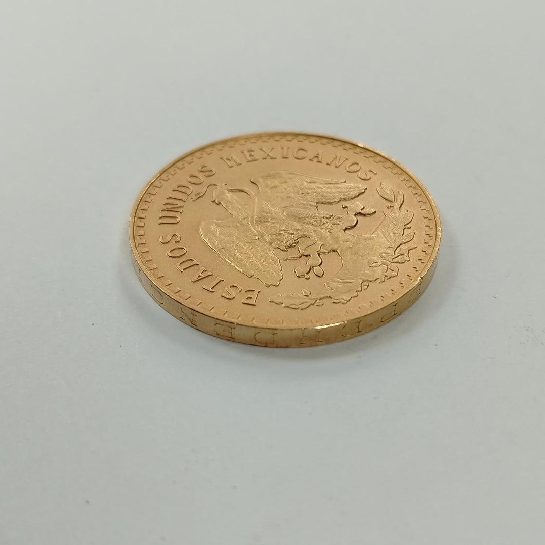 K1 41.6 GRMS 21 K IDENTIFICACIÓN MONEDA NOMINATIVA MONEDAS PESOS 50 PESOS (SEMINUEVO)