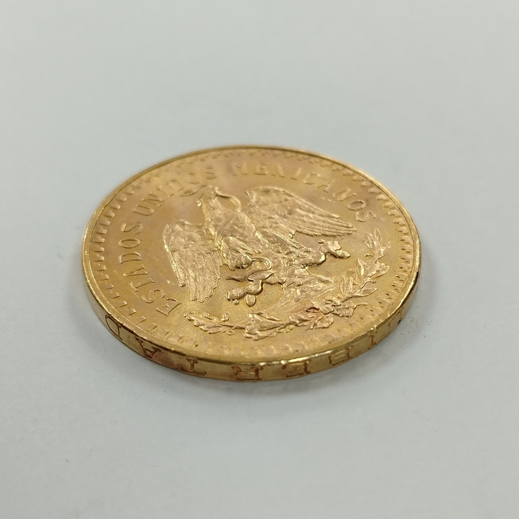 K1 41.6 GRMS 21 K IDENTIFICACIÓN MONEDA NOMINATIVA MONEDAS PESOS 50 PESOS (SEMINUEVO)