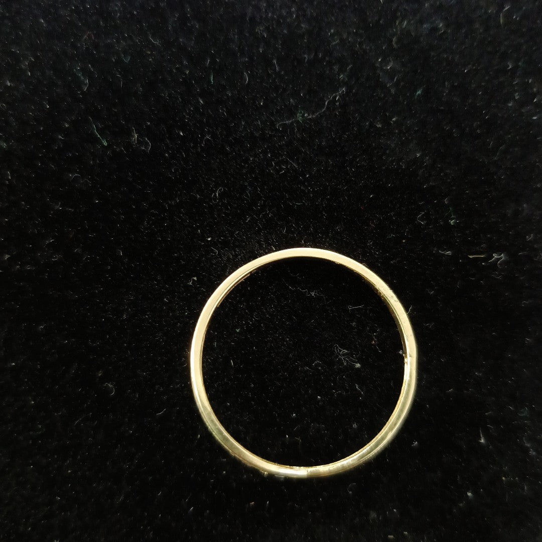 ANILLOS C CIRCONIAS 14K TALLA 8 1.1 GR (NUEVO)