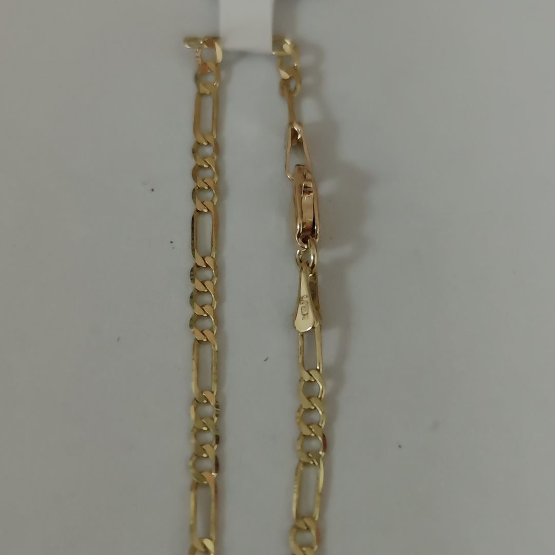 CADENA 3X1 14K 60 CM 5.2 GR (NUEVO)