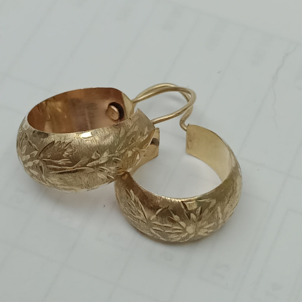 ARRACADAS PAR ORO 10 K 2,50 GRMS (SEMINUEVO)