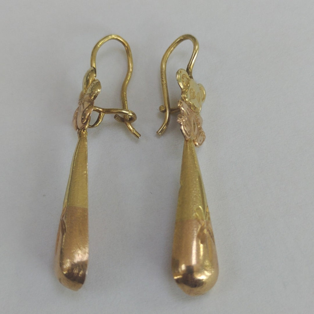 ARETES PAR ORO 14 K 2.1 GRMS (SEMINUEVO)