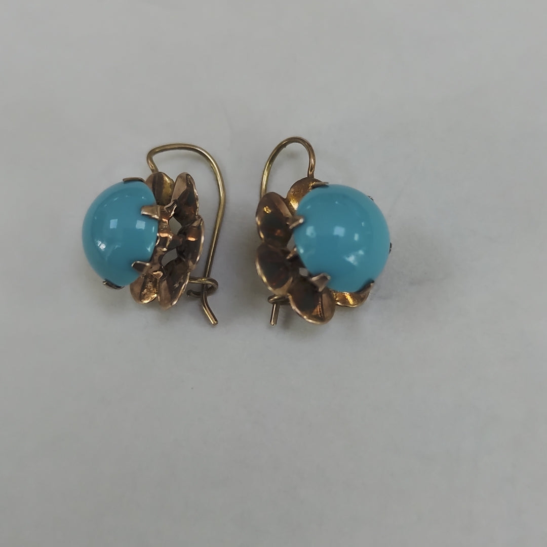 ARETES PAR ORO 8 K 2 GRMS (SEMINUEVO)
