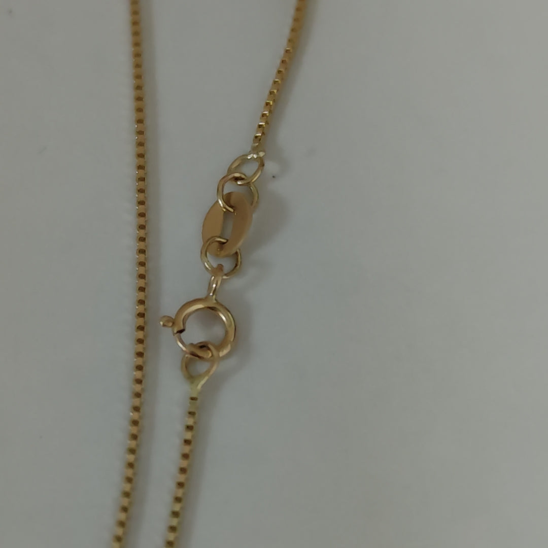 CADENA VENECIANO 14K 55 CM 2.4 GR (NUEVO)