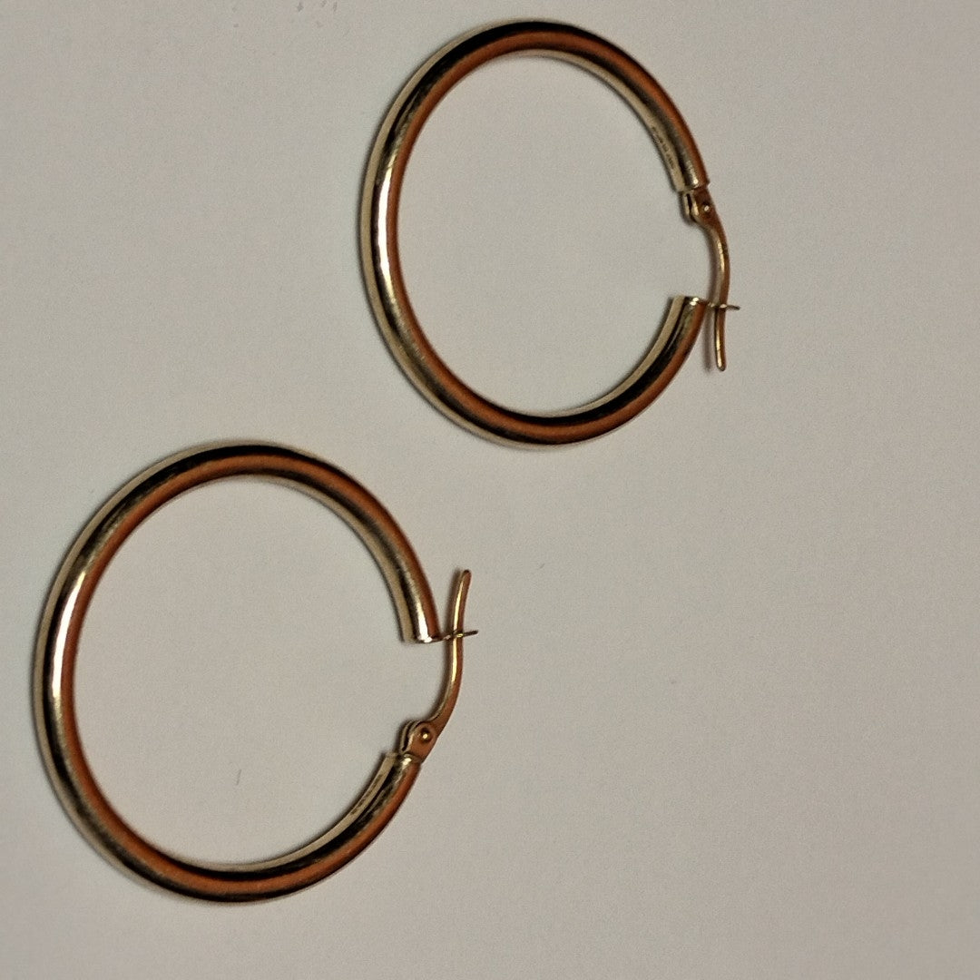 ARRACADAS PAR ORO 10 K 1.7 GRMS (SEMINUEVO)