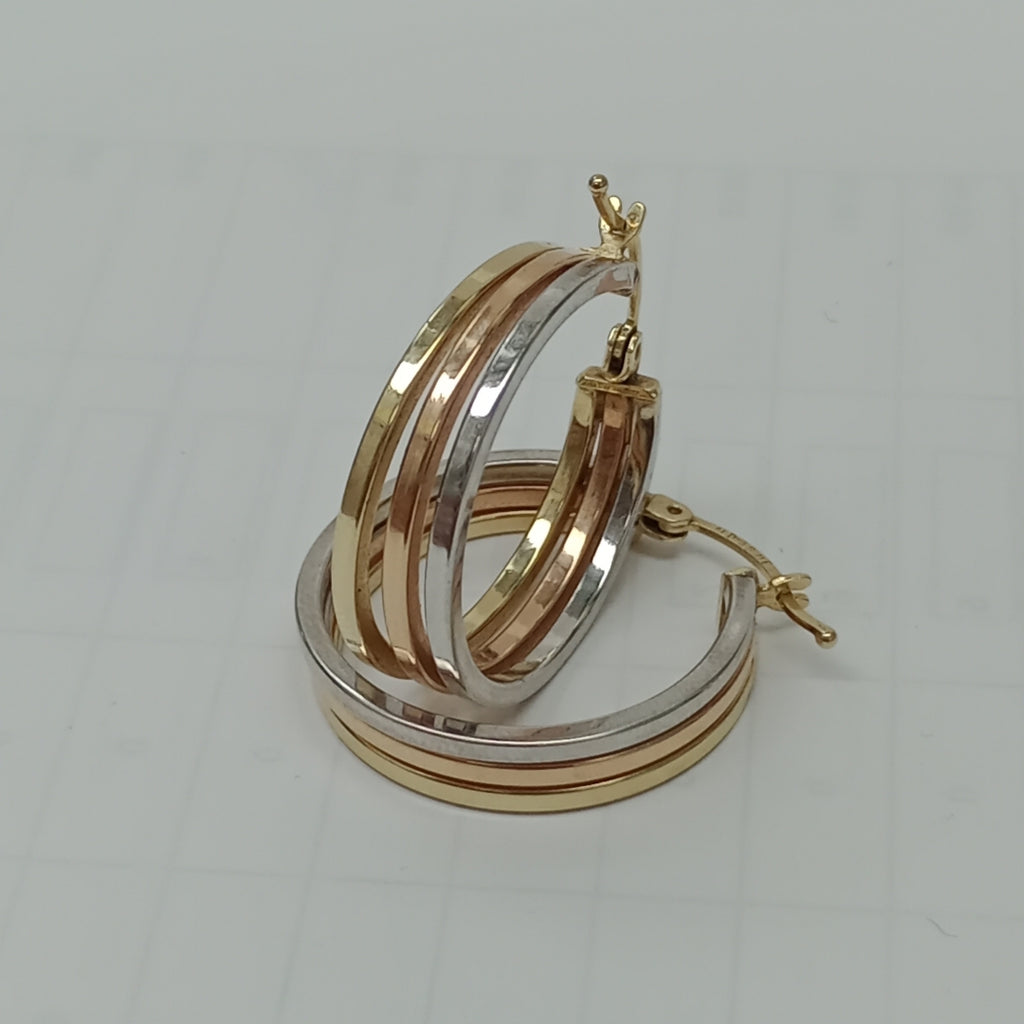 ARRACADAS PAR ORO 14 K 4,10 GRMS (SEMINUEVO)