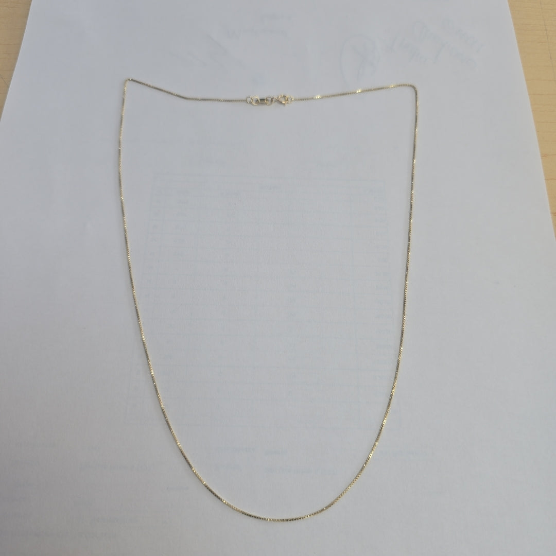 CADENA VENECIANO 14K 50 CM 1.6 GR (NUEVO)
