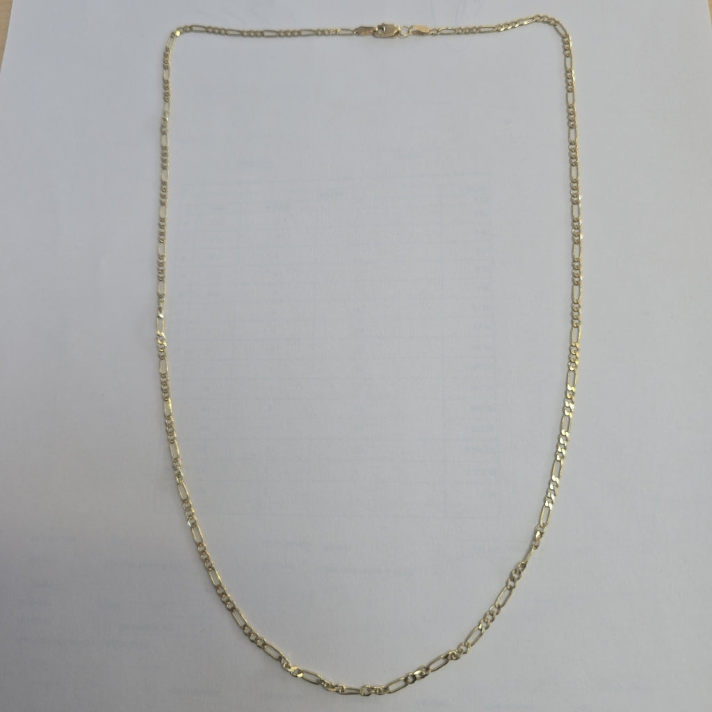 CADENA TEJIDO 3X1 14K 55 CM 5.2 GR (NUEVO)