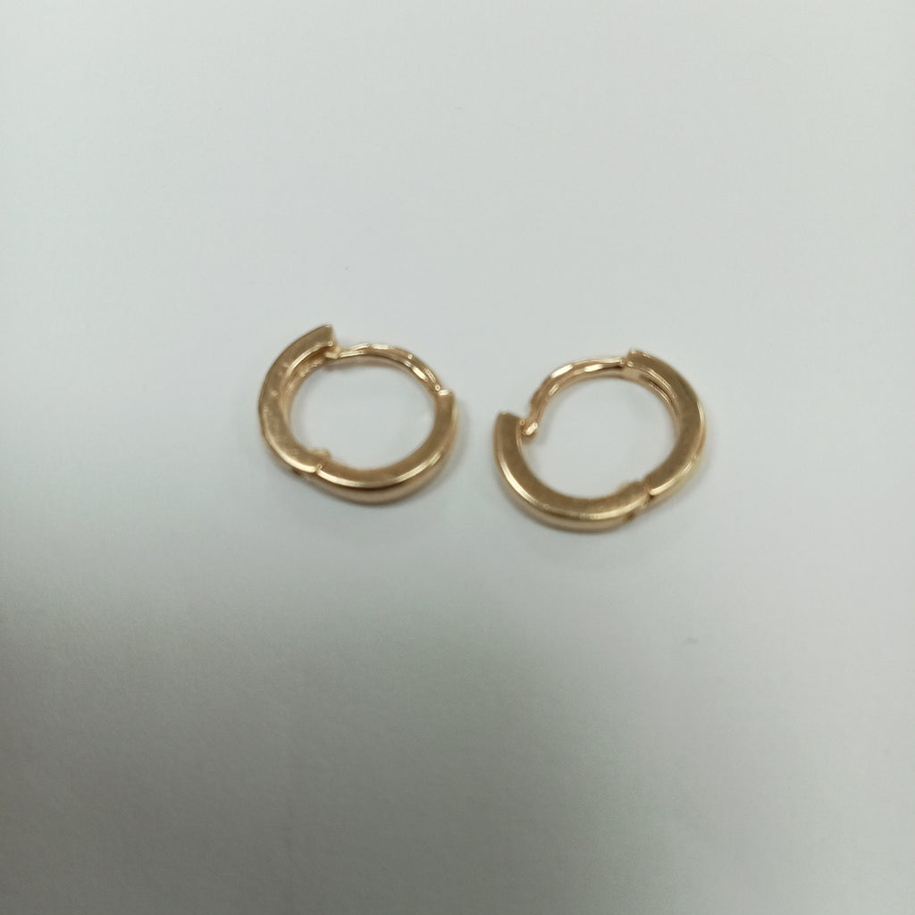 ARETES HUGGIE 14K 1.4 GR (NUEVO)