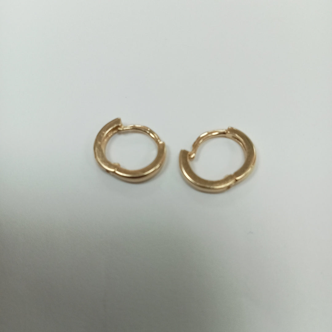 ARETES HUGGIE 14K 1.4 GR (NUEVO)