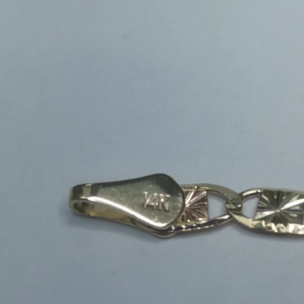 PULSERA GUCHI 14K 18 CM 2.9 GR (NUEVO)