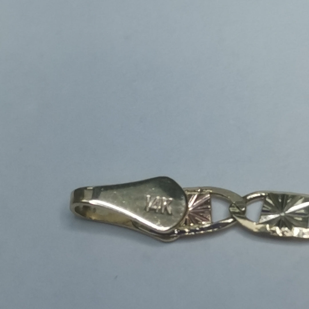 PULSERA GUCHI 14K 18 CM 2.9 GR (NUEVO)
