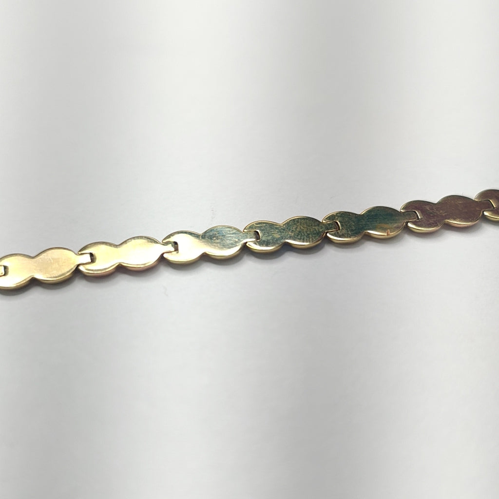 PULSERA ORO COMBINADO 14 K 5,40 GRMS (SEMINUEVO)