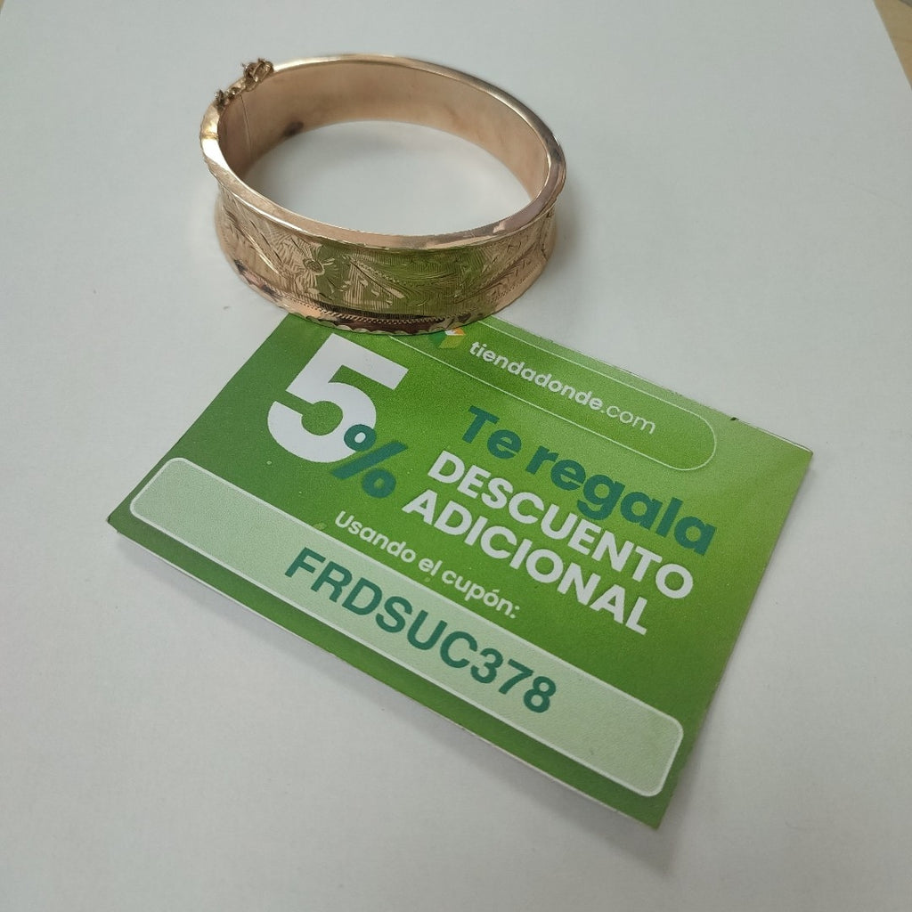 PULSERA RIGIDA ORO 8 K 35,00 GRMS (SEMINUEVO)