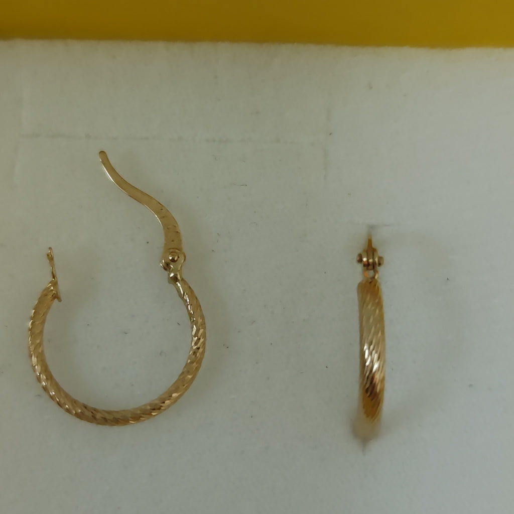 ARETES ARRACADAS 14K 1.2 GR (NUEVO)