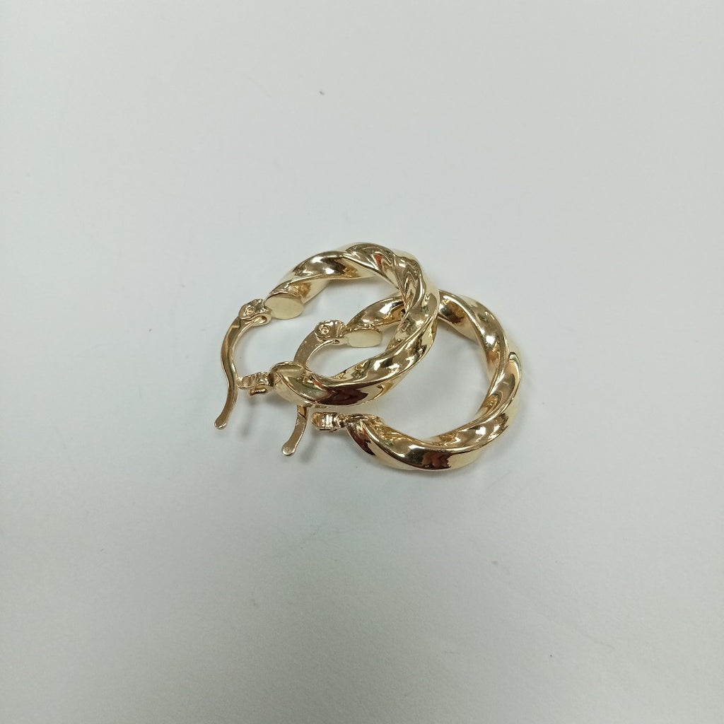 ARETES ARRACADA TORZAL 14K 1.8 GR (NUEVO)