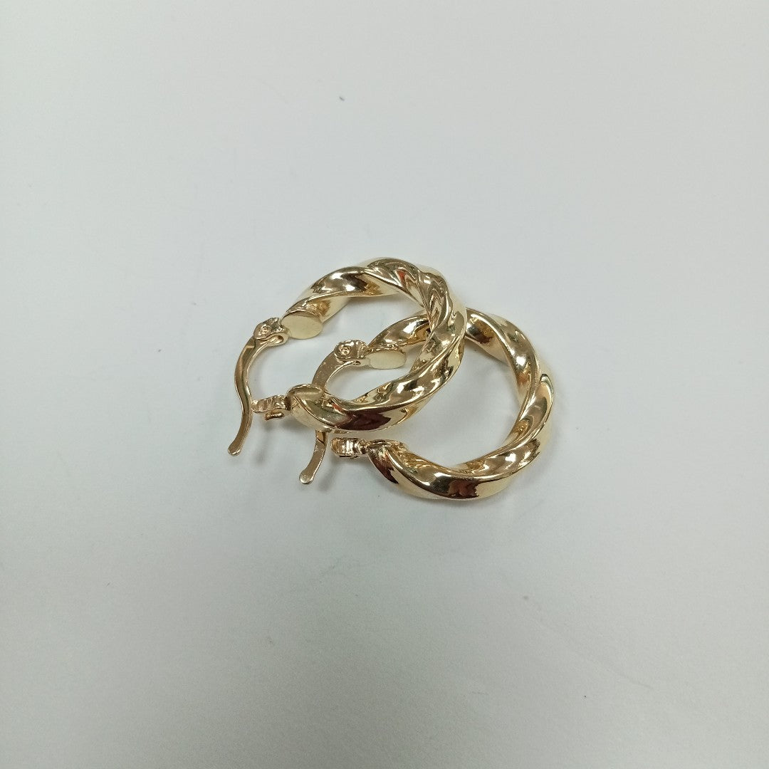 ARETES ARRACADA TORZAL 14K 1.8 GR (NUEVO)