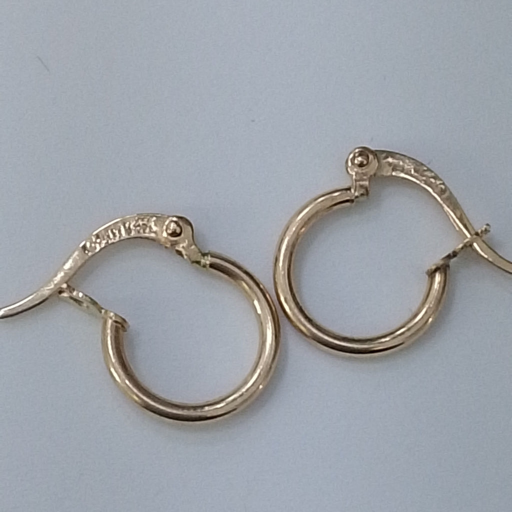 ARETES ARRACADAS 14K 0.9 GR (NUEVO)