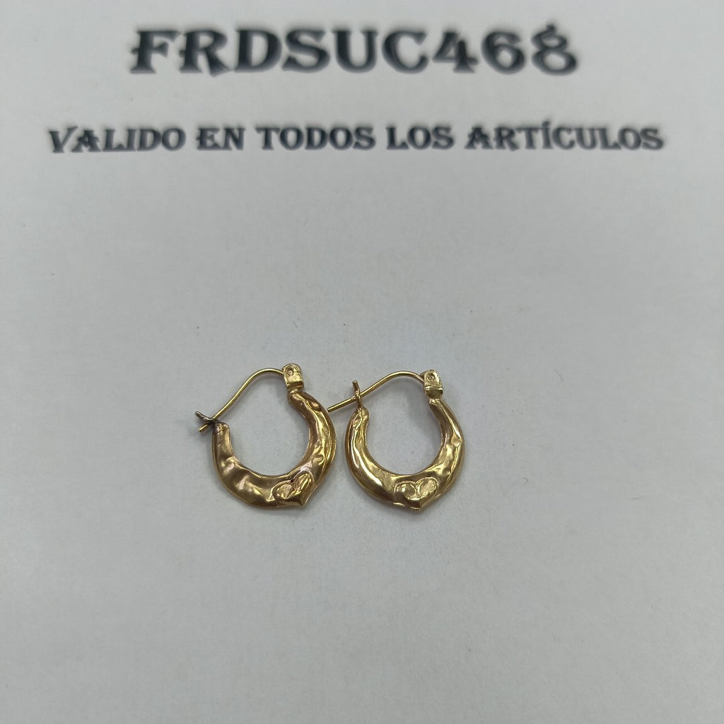 ARRACADAS PAR ORO 10 K 0.9 GRMS (SEMINUEVO)