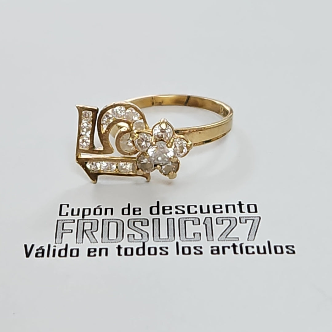 ANILLITO ORO 14 K 3.8 GRMS (SEMINUEVO)