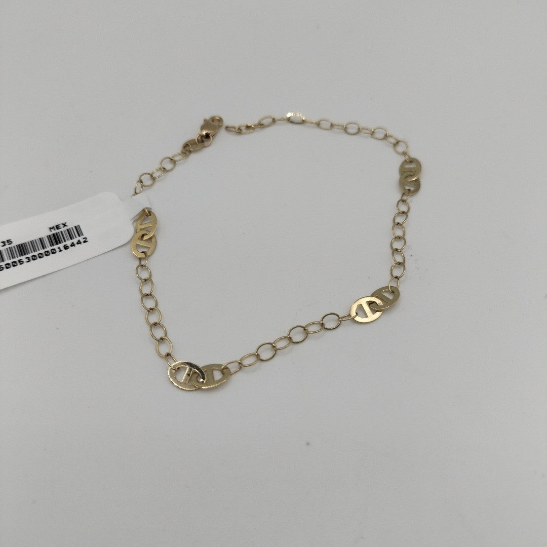 PULSERA ESPECIAL 14K 21 CM 1.9 GR (NUEVO)