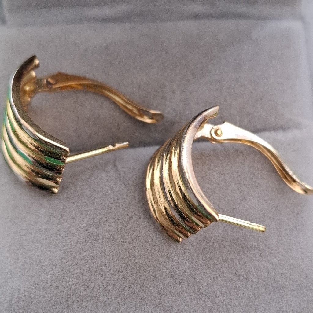 ARETES PAR ORO 14 K 2,70 GRMS (SEMINUEVO)