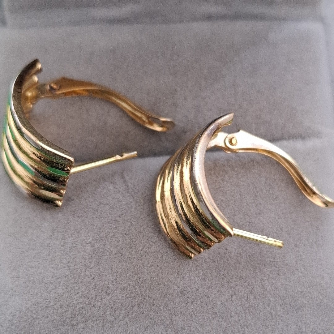 ARETES PAR ORO 14 K 2,70 GRMS (SEMINUEVO)