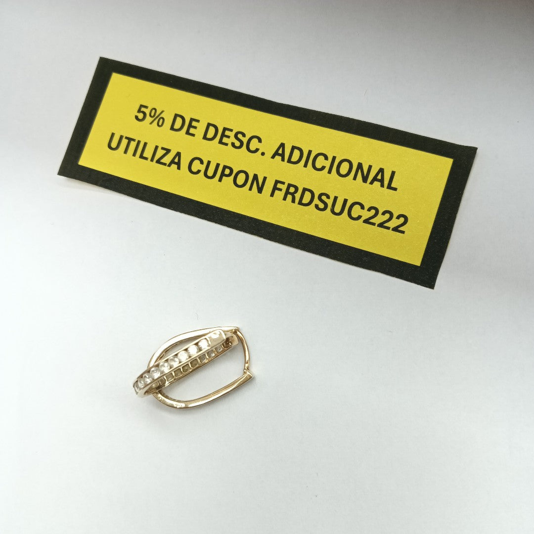 ARETES PAR ORO 10 K 2.7 GRMS (SEMINUEVO)
