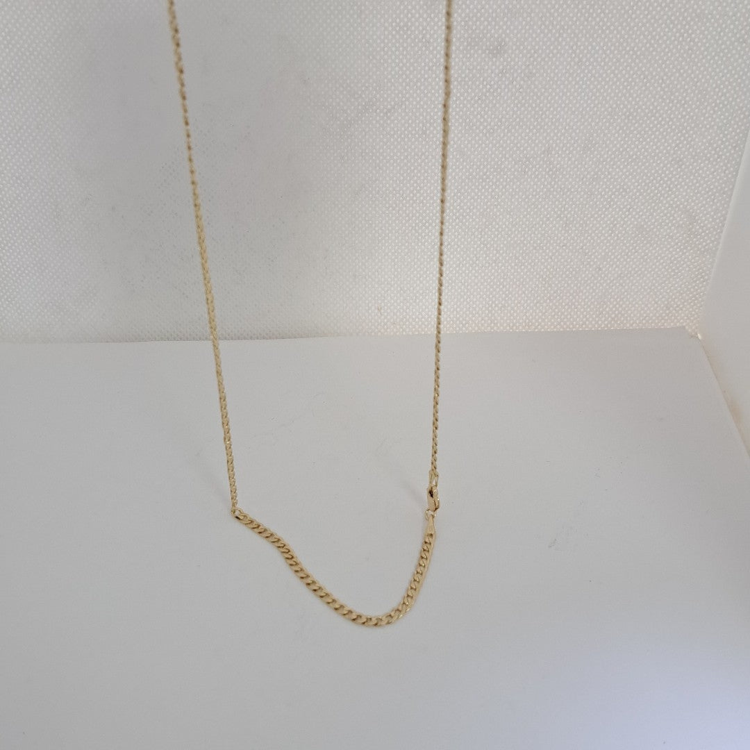 CADENA BARBADA 14K 60 CM 9.9 GR (NUEVO)