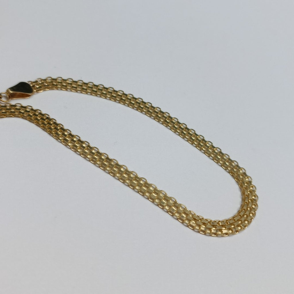 PULSERA ESPECIAL 14K 21 CM 5 GR (NUEVO)