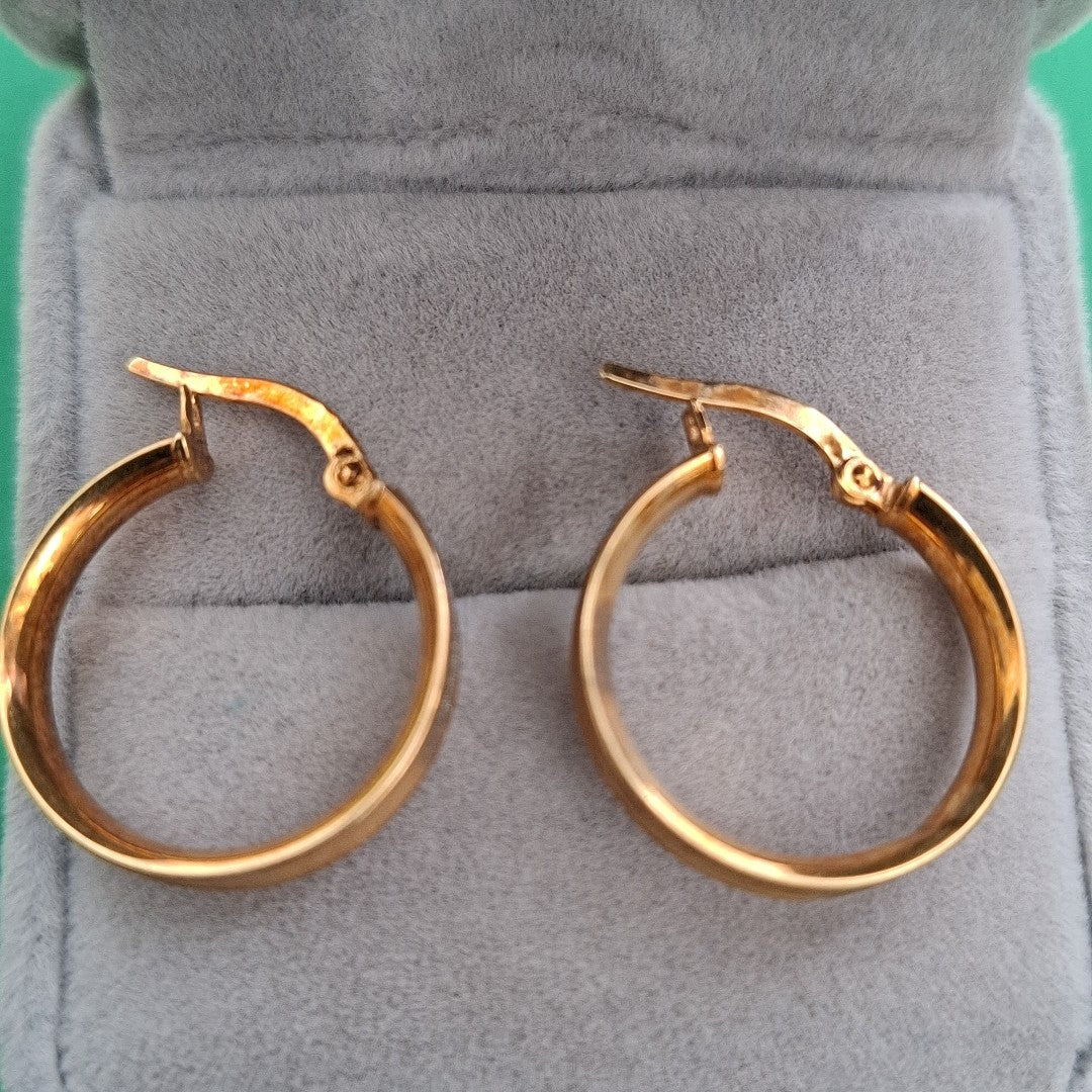 ARETES PAR ORO 14 K 2,00 GRMS (SEMINUEVO)
