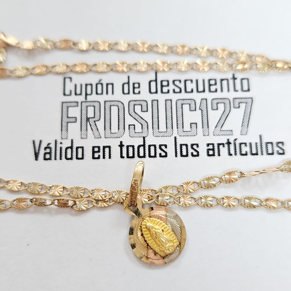 CADENA, DIJE ORO 10 K 1.8 GRMS (SEMINUEVO)