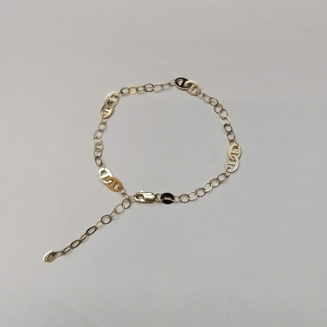 PULSERA ESPECIAL 14K 21 CM 1.9 GR (NUEVO)