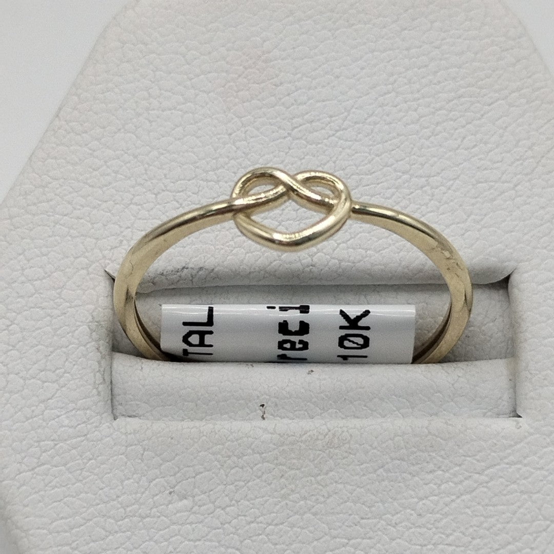 ANILLOS ANILLITO FIG CORAZON 10K TALLA 8 0.9 GR (NUEVO)