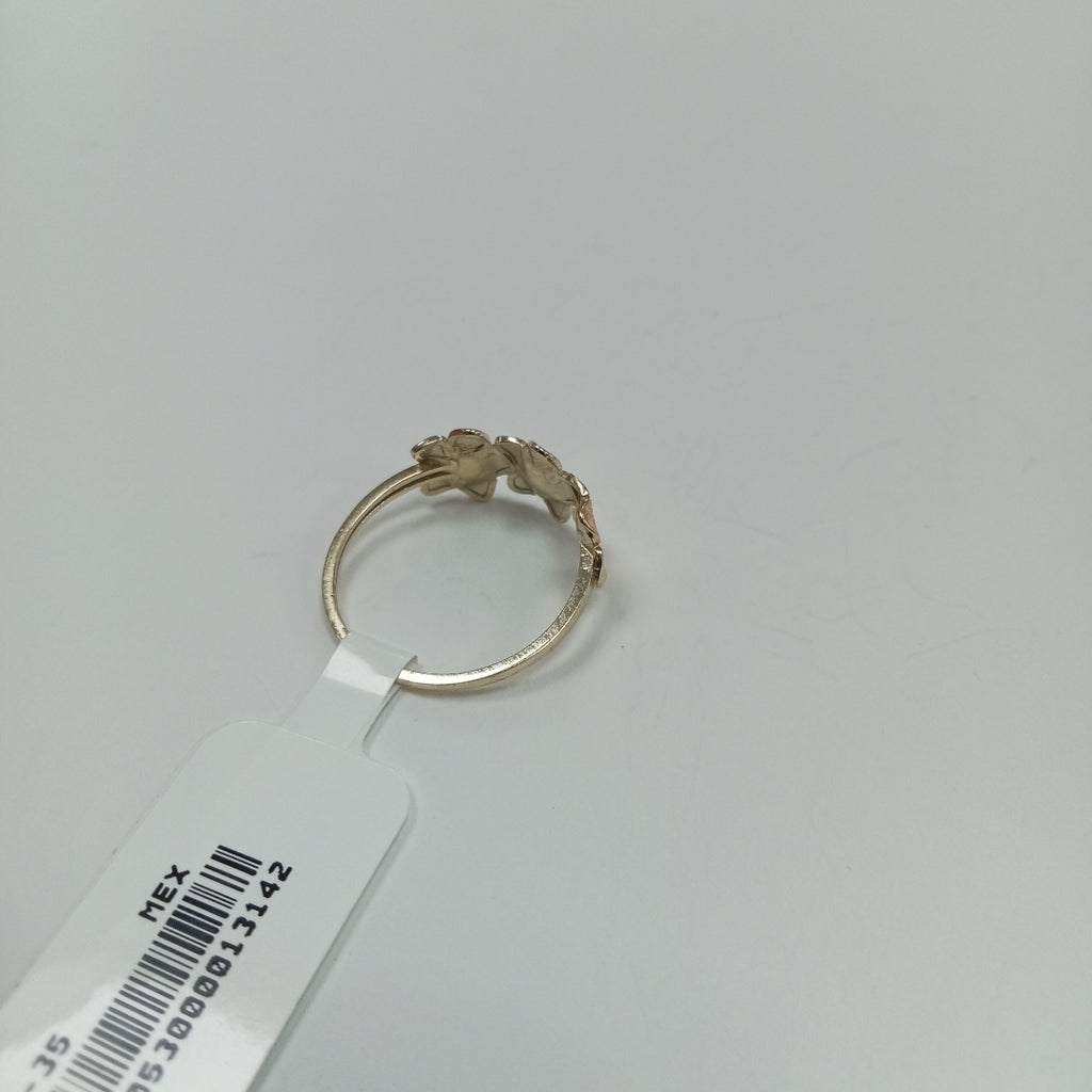 ANILLOS ANILLITO FIG FLORES 10K TALLA 8 1.2 GR (NUEVO)