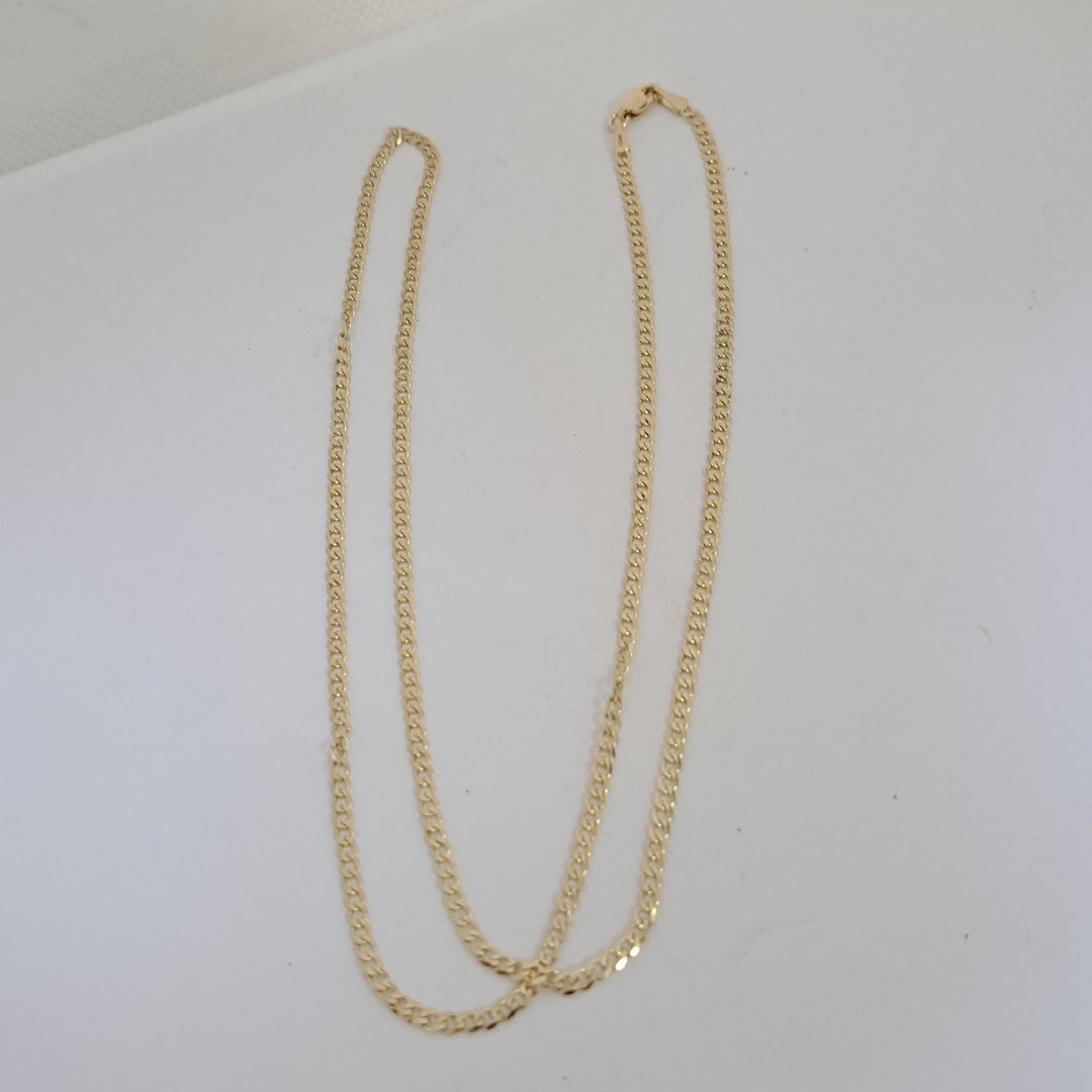 CADENA BARBADA 14K 60 CM 5.9 GR (NUEVO)