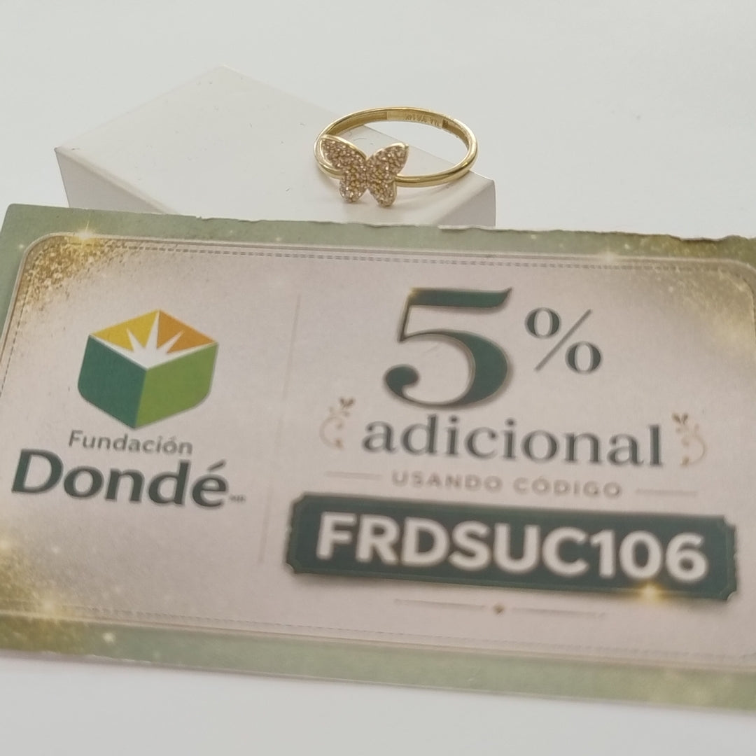 ANILLOS DAMA ORO 14K 1.9 (NUEVO)