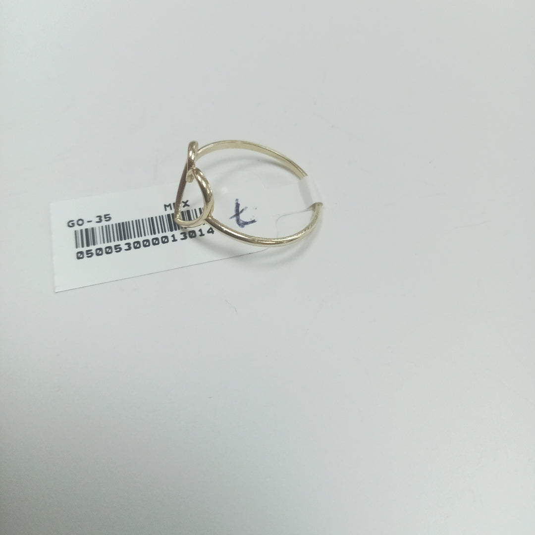 ANILLOS ANILLITO FIG CORAZON 10K TALLA 7 0.8 GR (NUEVO)