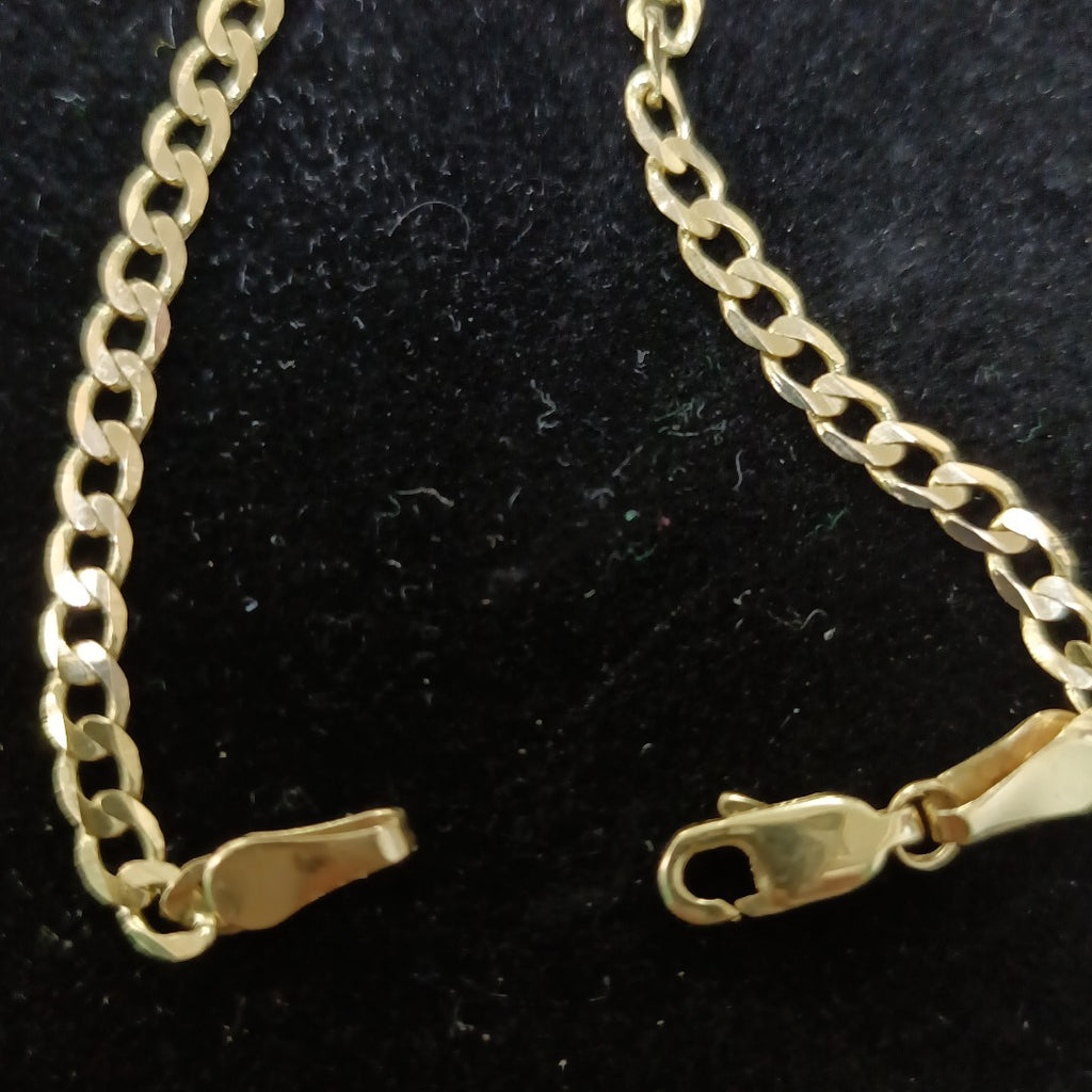 CADENA TEJIDO BARBADA 14K 60 CM 8.8 GR (NUEVO)