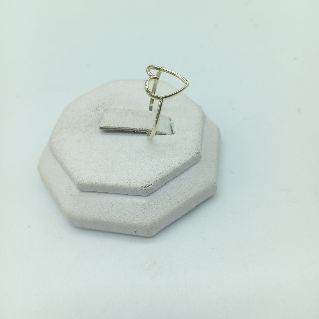ANILLOS ANILLITO FIG CORAZON 10K TALLA 8 0.8 GR (NUEVO)