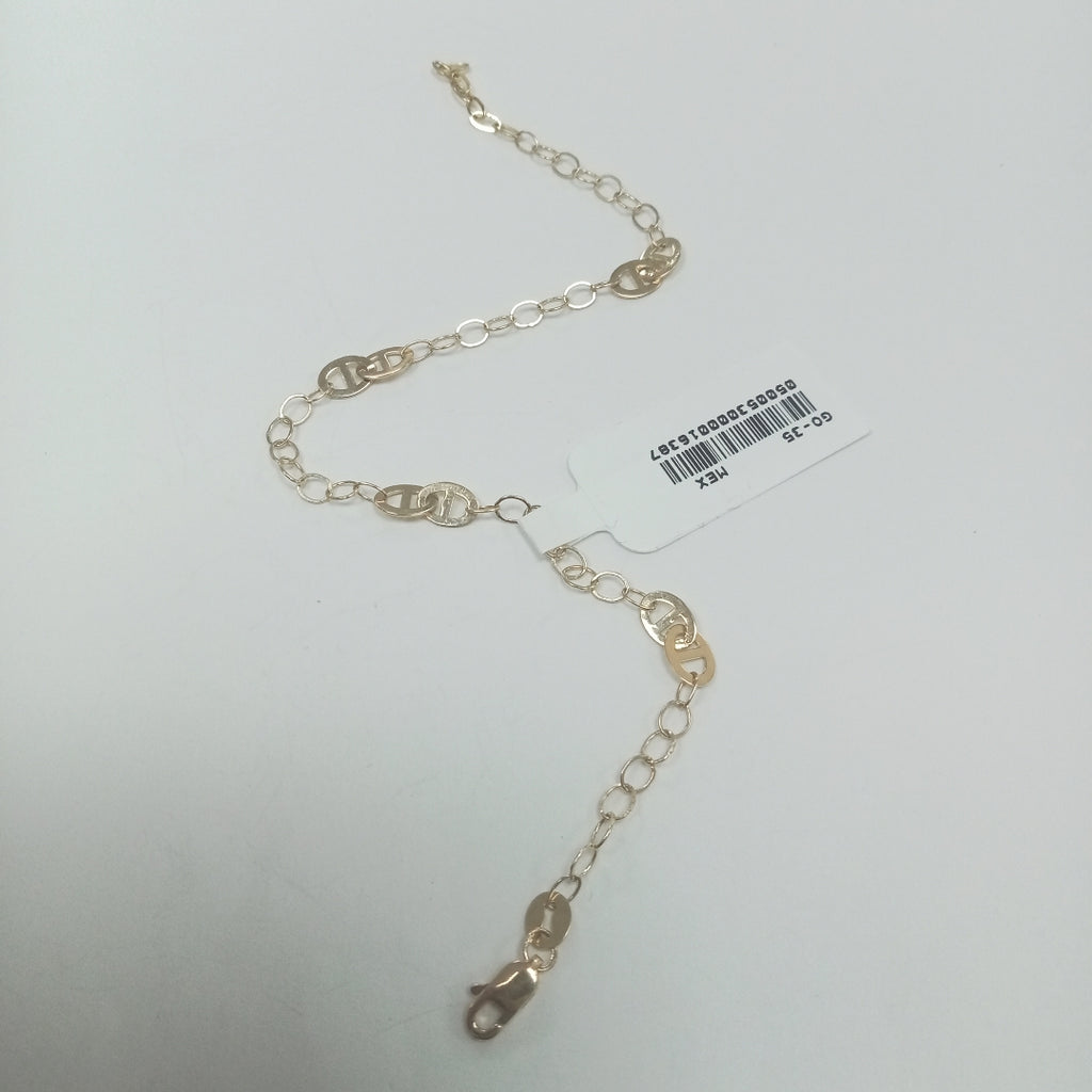 PULSERA ESPECIAL 14K 21 CM 1.8 GR (NUEVO)