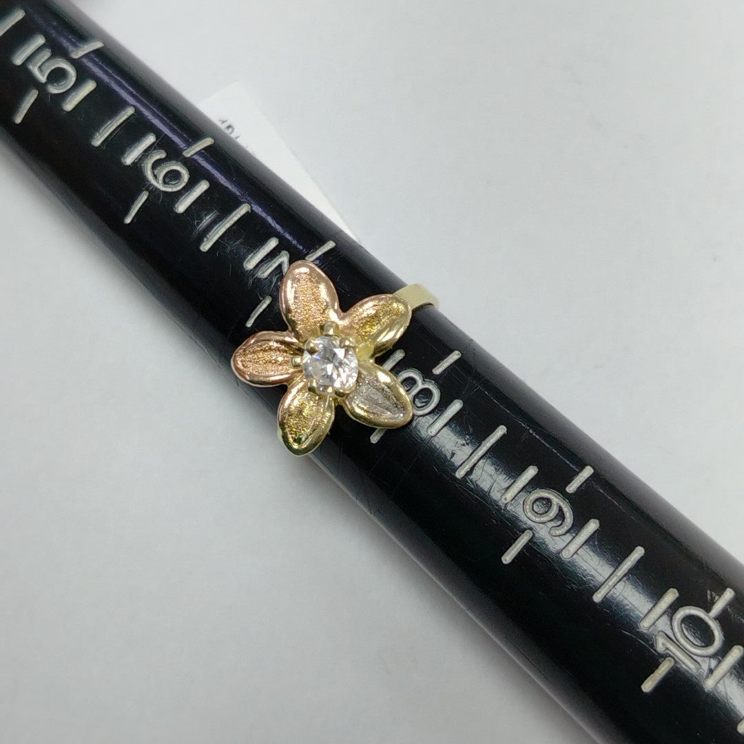 ANILLITO ORO, ORO COMBINADO 14 K 2.1 GRMS (SEMINUEVO)