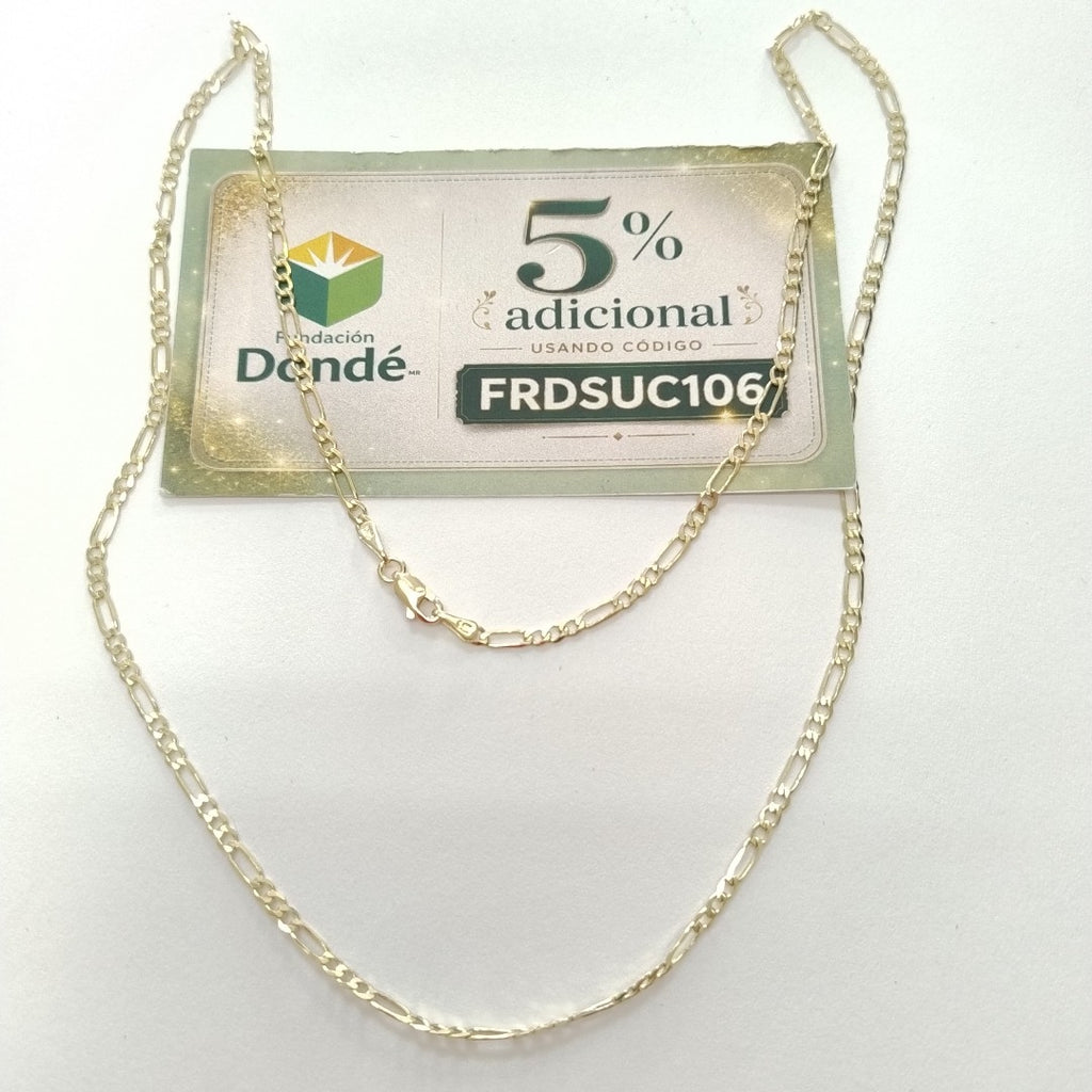 CADENA 3X1 14K 55 CM 5 GR (NUEVO)