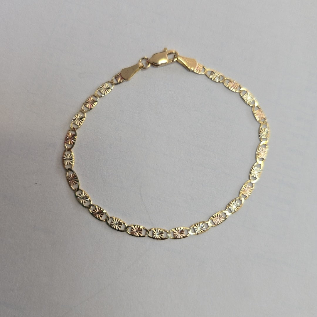 PULSERA GUCHI 14K 18 CM 2.8 GR (NUEVO)